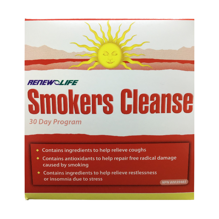Smoker's Cleanse 30 Day Program Renew Life