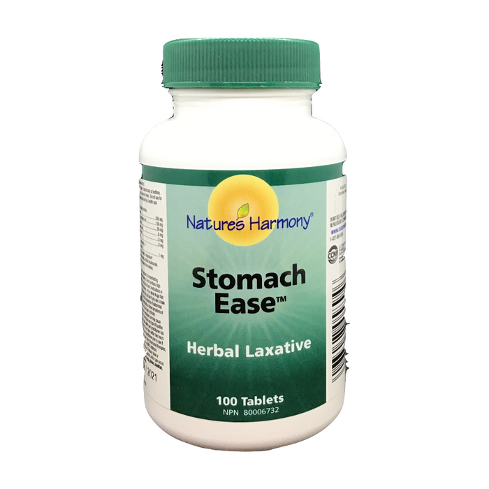 Stomach Ease Herbal Laxative 100 Tablets Nature's Harmony