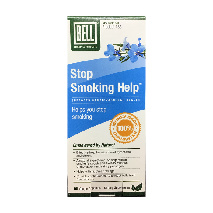 Stop Smoking Help 60 Capsules Bell Lifestyle Products