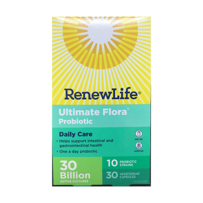 Ultimate Flora Probiotic Daily Care (30 Billion) 30 Capsules Renew Life
