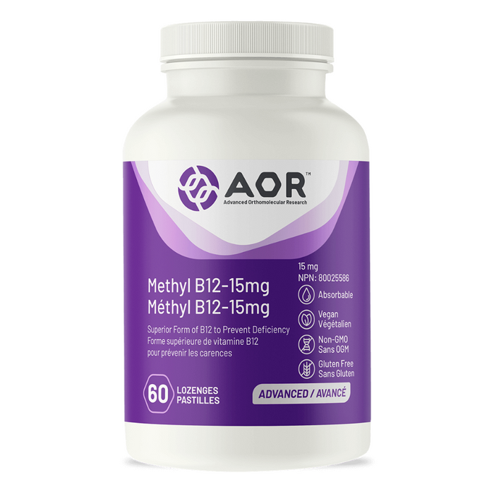 Methyl B12 15mg 60 Lozenges AOR
