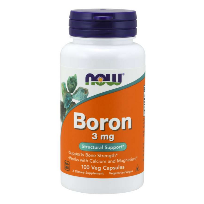 Boron 3mg 100 Capsules Now Foods