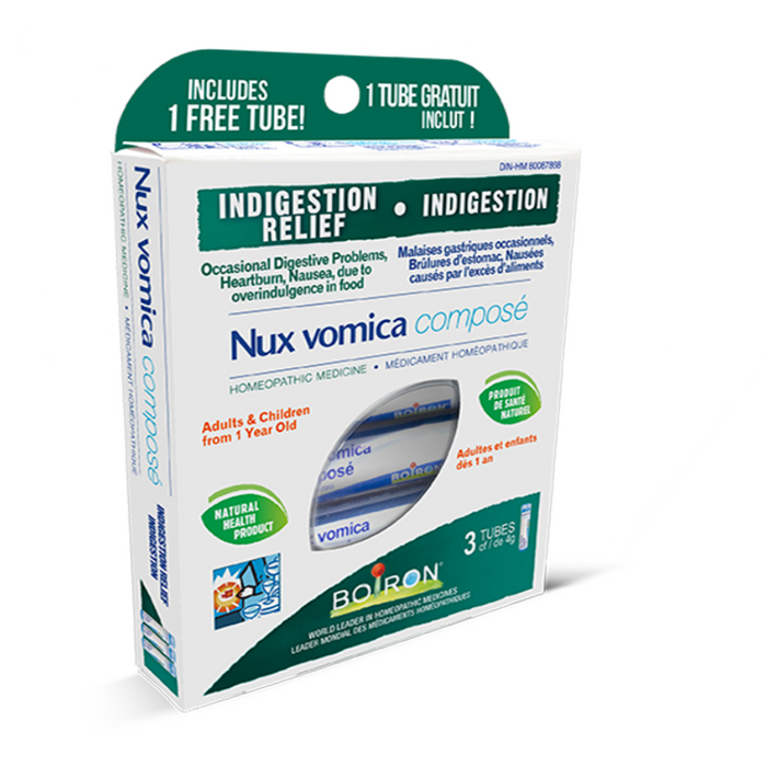 Nux Vomica Composé Homeopathic Indigestion Relief 3 Tubes