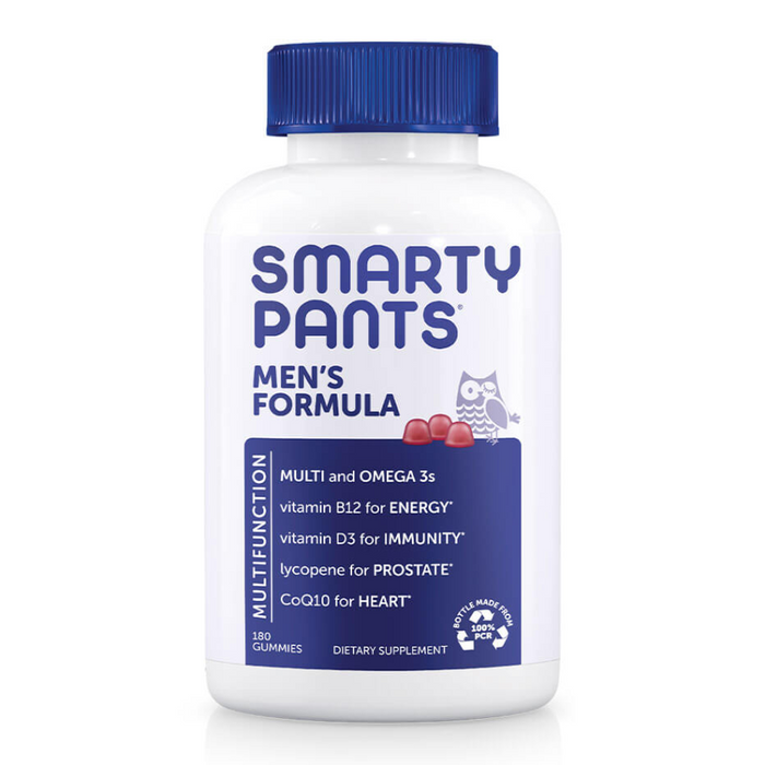 Smarty Pants Men's Complete Multivitamin + Omega-3 180 Gummies