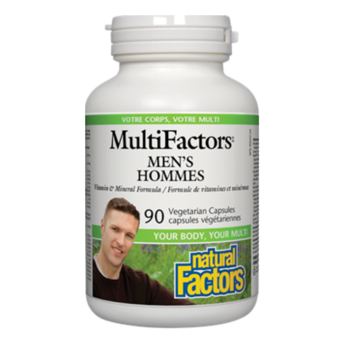 MultiFactors Men's Vitamin & Mineral Formula 90 Capsules Natural Factors