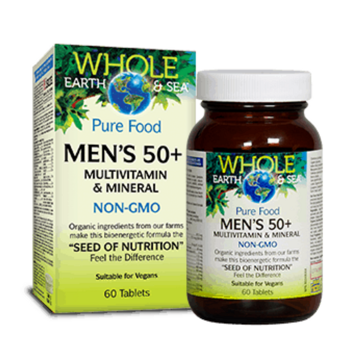 Pure Food Men's 50+ Multivitamin & Mineral Whole Earth & Sea