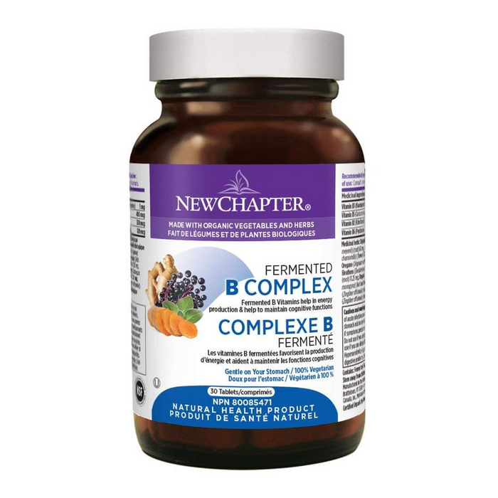 Fermented B Complex 30 Tablets New Chapter