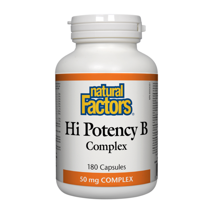 Hi Potency B Complex 50mg Natural Factors
