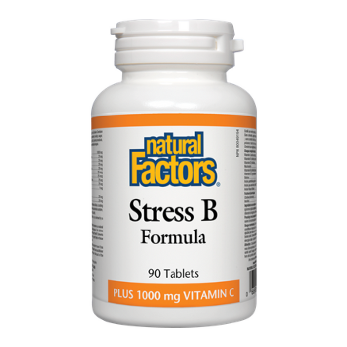 Stress B Formula Plus 1000mg Vitamin C 90 Tablets Natural Factors
