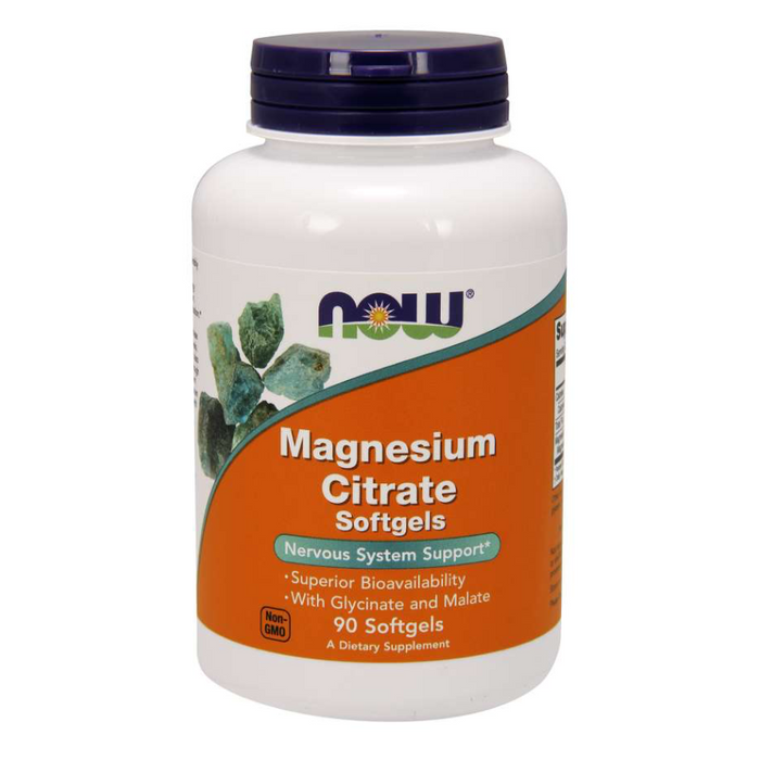 Magnesium Citrate with Glycinate & Malate Softgels Now Foods