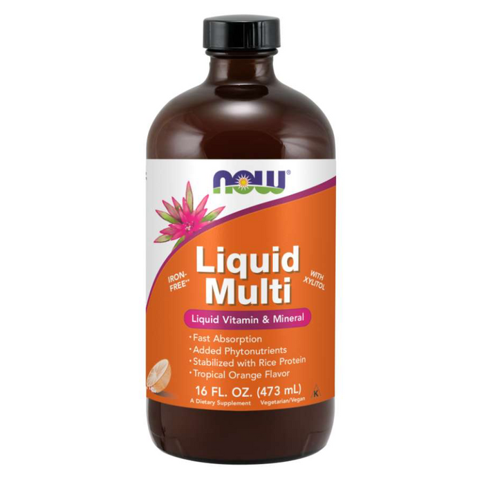 Liquid Multi Berry Flavour 473ml Now Foods