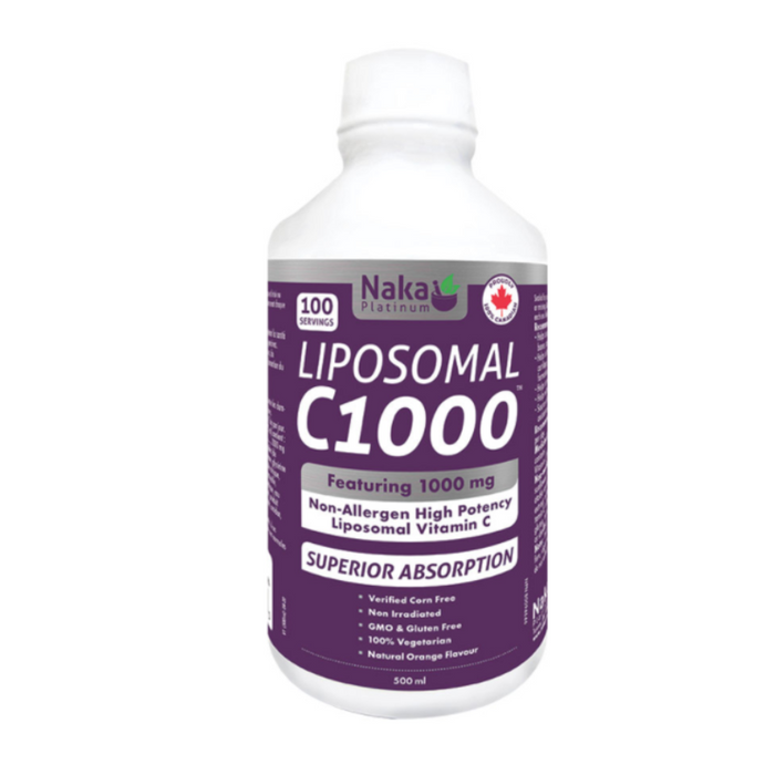 Liposomal C1000 600ml Orange Flavour Naka
