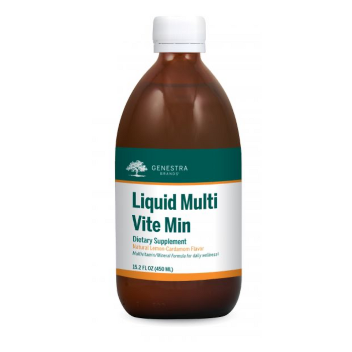 Liquid Multi Vite Min Vitamin-Mineral Supplement 450ml Genestra Brands