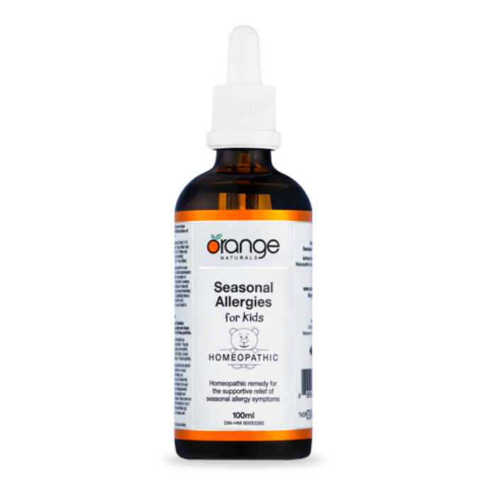 Seasonal Allergies for Kids Homeopathic Formula 100ml Orange Naturals