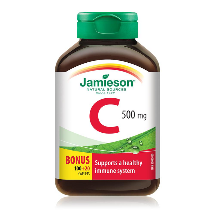 Vitamin C 500mg 120 Caplets Jamieson