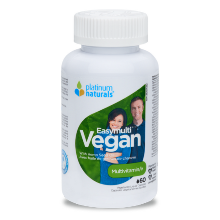 Easymulti Vegan Multivitamin Capsules Platinum Naturals