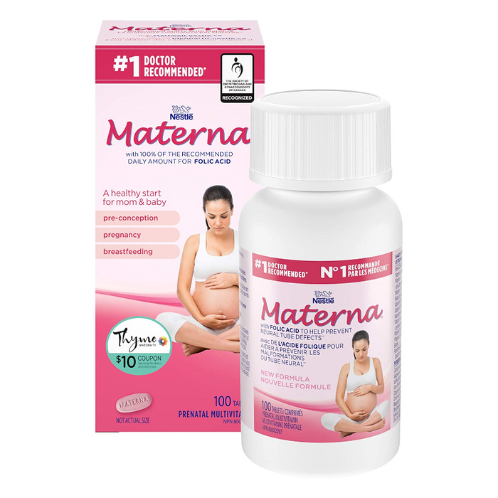 Materna Prenatal Multivitamin 100 Tablets