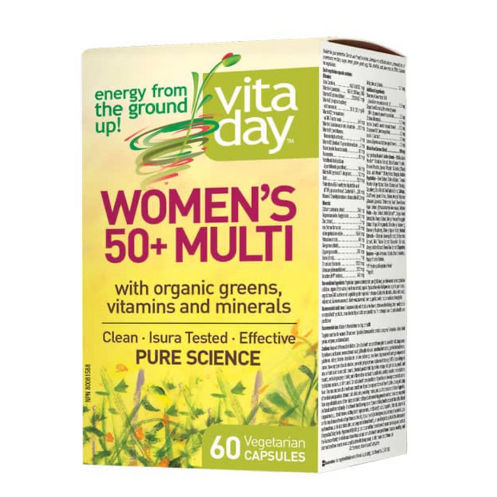 Women's 50+ Multi Vitamin and Mineral Formula 60 Capsules VitaDay