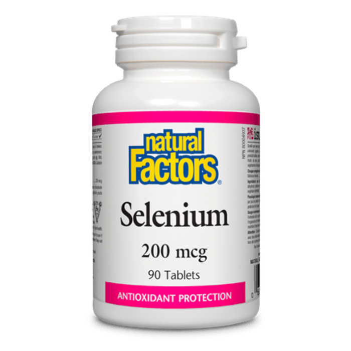 Selenium 200mcg Antioxidant Protection 180 Tablets Natural Factors