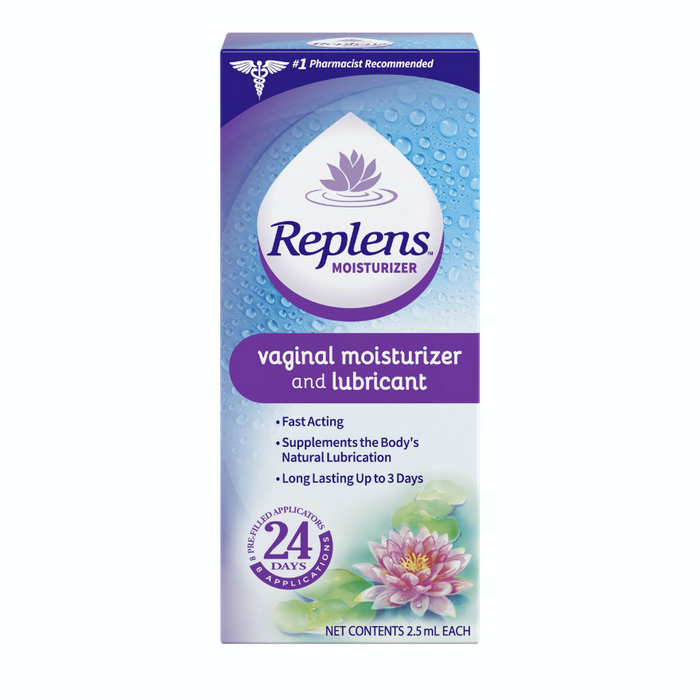 Replens Vaginal Moisturizer and Lubricant 24 Pre-Filled Applications