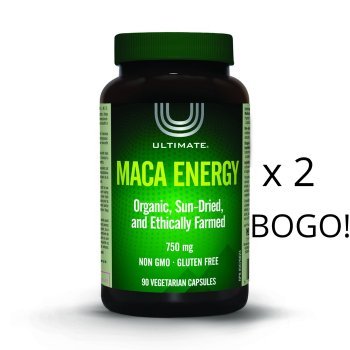 Maca Energy 750mg BOGO 90 + 90 Capsules Ultimate