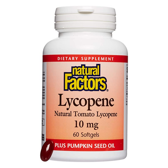 Lycopene for Men 10mg 60 Softgels Natural Factors