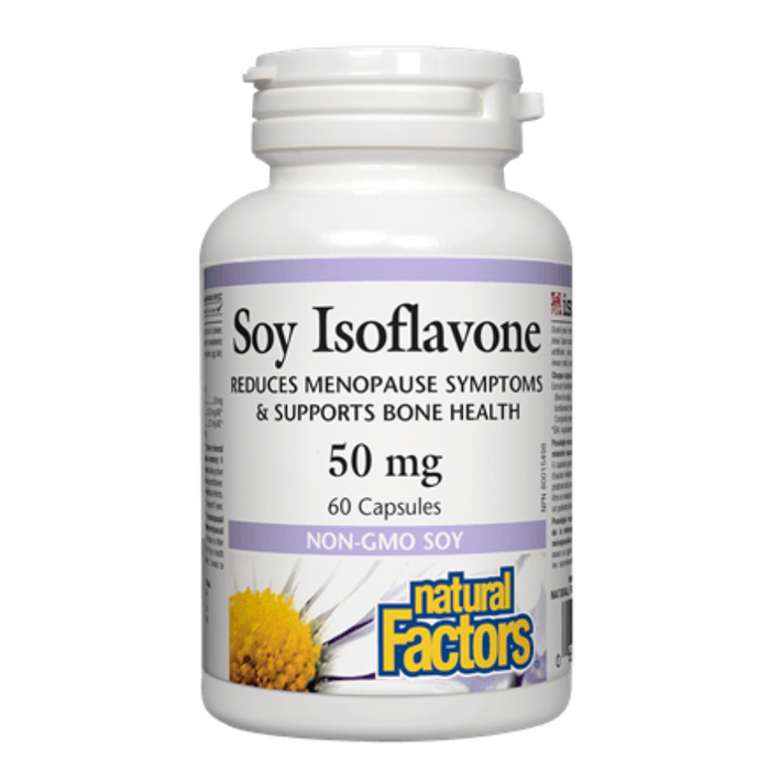 Soy Isoflavone 50mg 60 Capsules Natural Factors