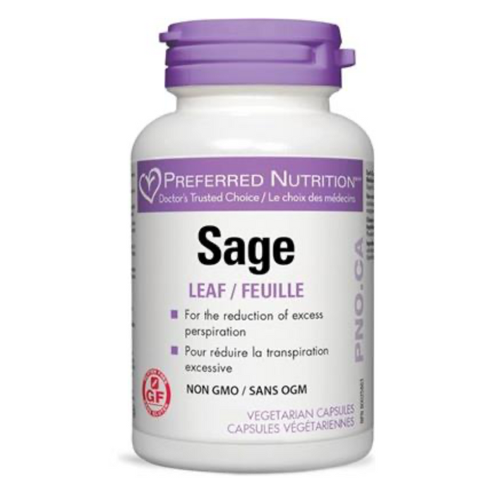 Sage Leaf 120 Capsules Preferred Nutrition