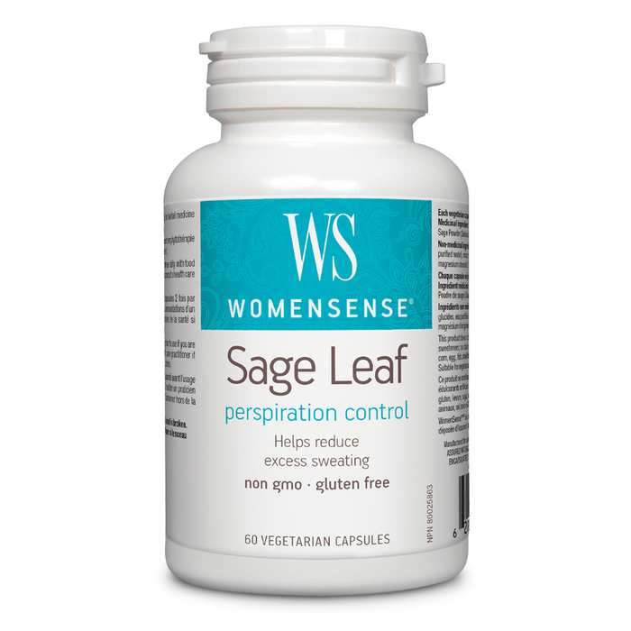 Sage Leaf Perspiration Control 60 Capsules WomenSense