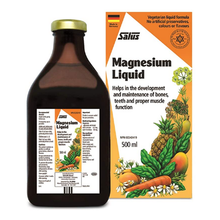 Magnesium Liquid Vegetarian Formula Salus