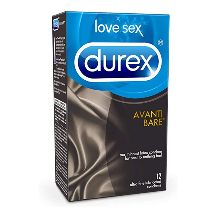 Durex Avanti Bare 12 Ultra Fine Lubricated Condoms