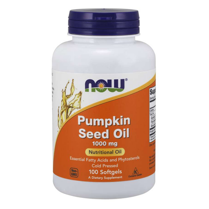 Pumpkin Seed Oil 1000mg 100 Softgels Now Foods