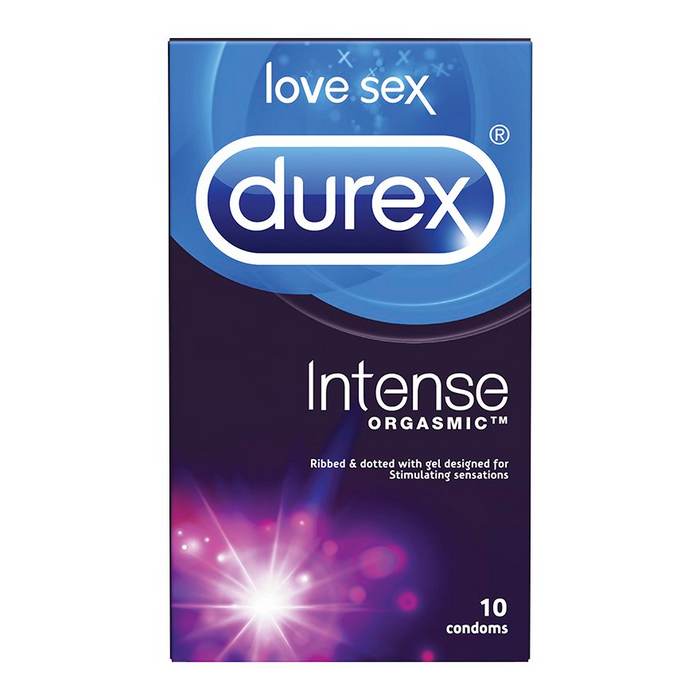 Durex Intense Orgasmic 10 Ribbed Condoms