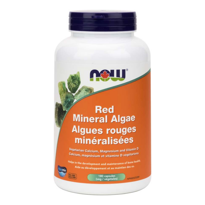 Red Mineral Algae 180 Capsules Now Foods