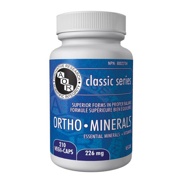 Ortho Minerals Mineral Formula 210 Capsules AOR