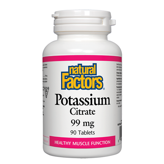 Potassium Citrate 99mg 90 Capsules Natural Factors
