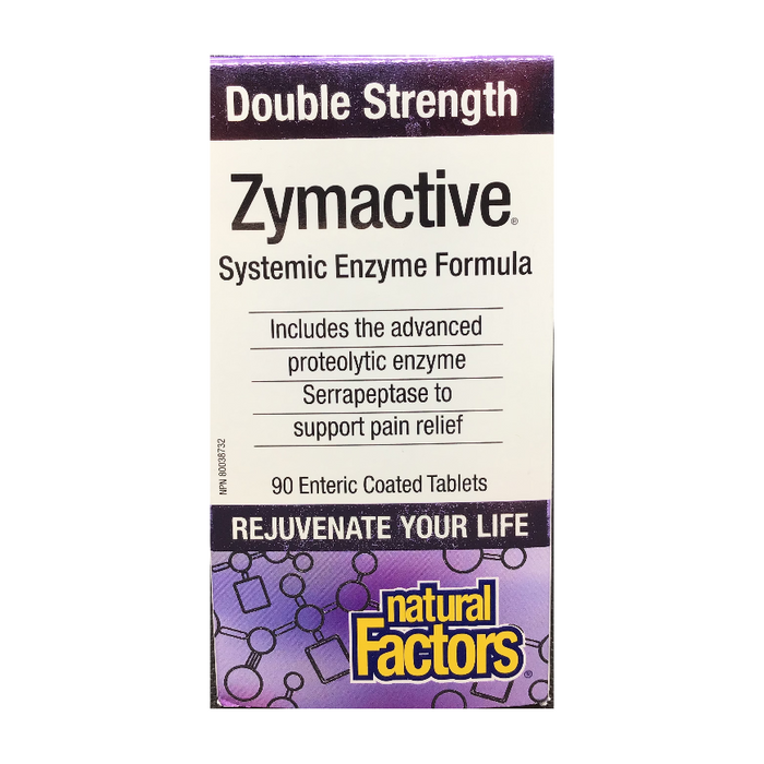 Zymactive Double Strength Enzyme Formula 90 Tablets Natural Factors