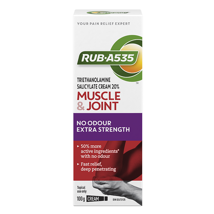 Rub A535 Muscle & Joint Extra Strength No Odour 100g Cream