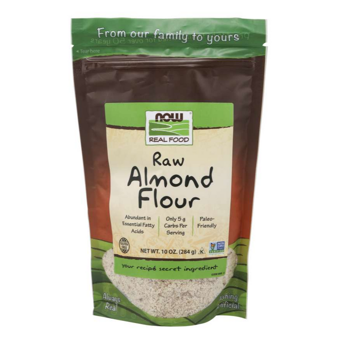 Raw Almond Flour 10oz Flour Substitute Now Real Food