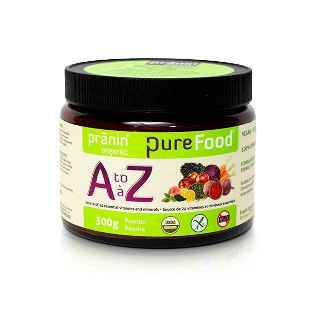 Pure Food A to Z Vitamins and Minerals 300g Pranin Organic