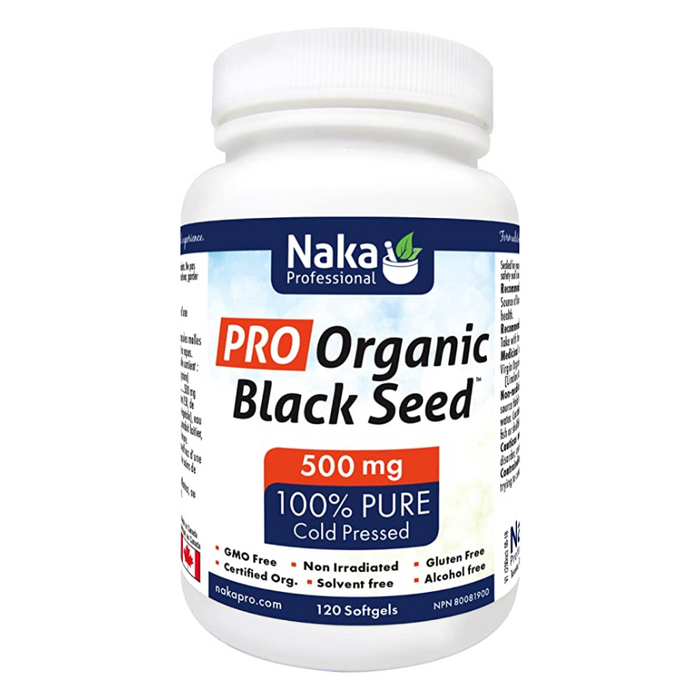 Pro Organic Black Seed 500mg 120 Softgels