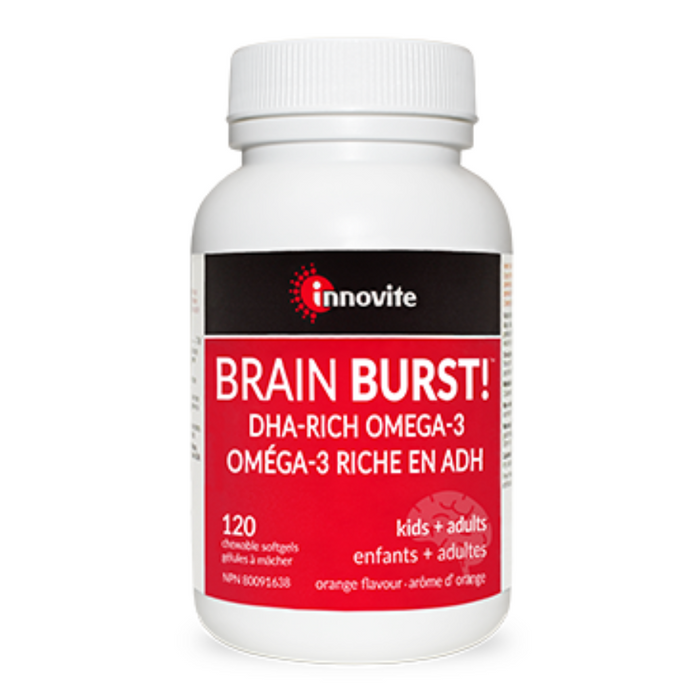 Innovite Brain Burst! DHA-Rich Omega-3 120 Softgels