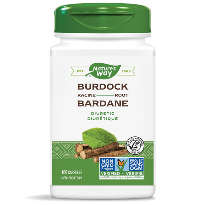 Burdock Root 475mg 100 Capsules Nature's Way