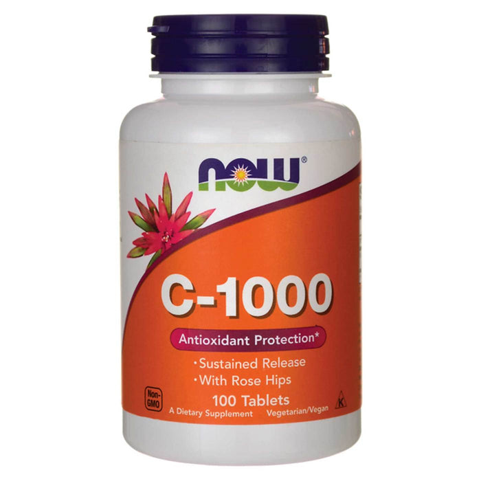 C-1000 Vitamin C with Bioflavonoids 100 Capsules Now Foods