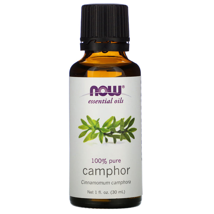 Camphor 100% Pure Essential Oil 30ml Now Foods