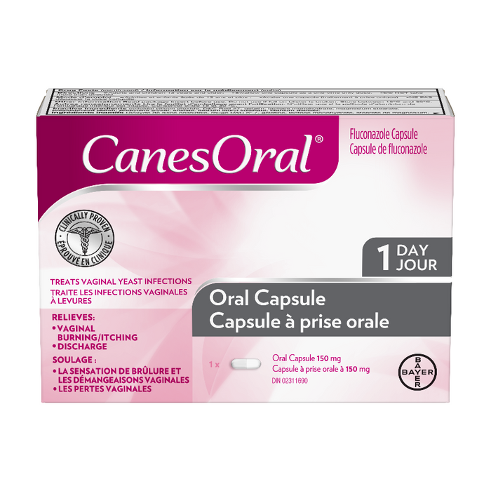 CanesOral 1 Oral Capsule for Vaginal Yeast Infections