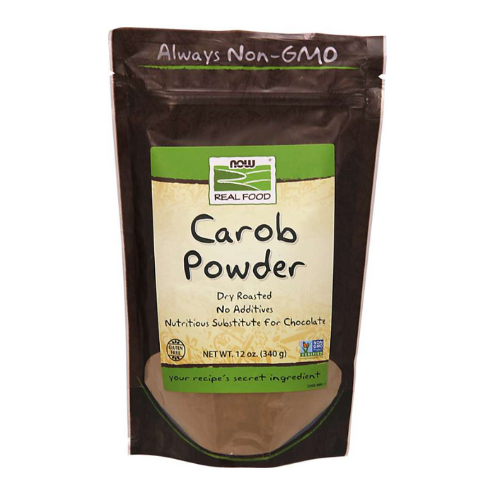 Carob Powder 340g Now Foods