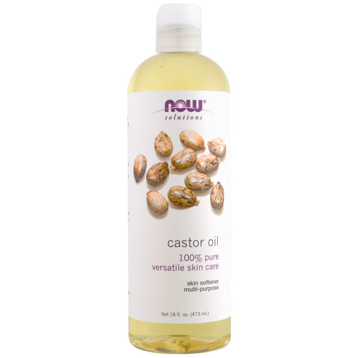 Castor Oil 100% Pure 473ml Now Foods