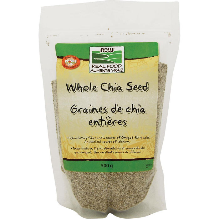 Whole Chia Seeds 500g Now Foods