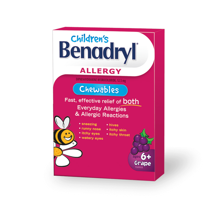 Children's Benadryl Allergy Relief 20 Chewables